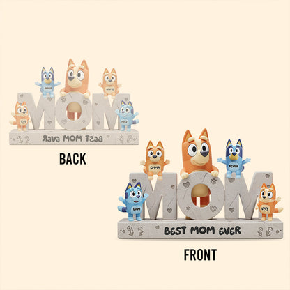 We Love You Mom - Personalized Mother Custom Shaped Acrylic Plaque