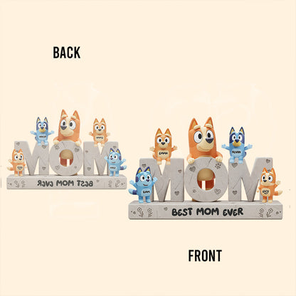 We Love You Christmas Gift for Mom, Grandma - Personalized Mother Custom Shaped Acrylic Plaque