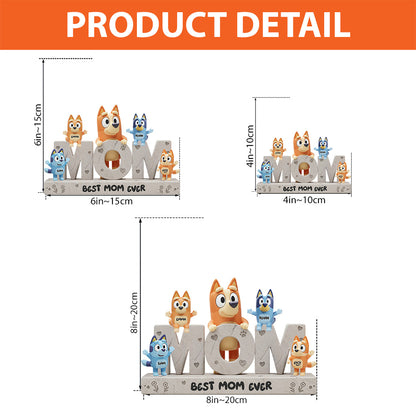 We Love You Christmas Gift for Mom, Grandma - Personalized Mother Custom Shaped Acrylic Plaque