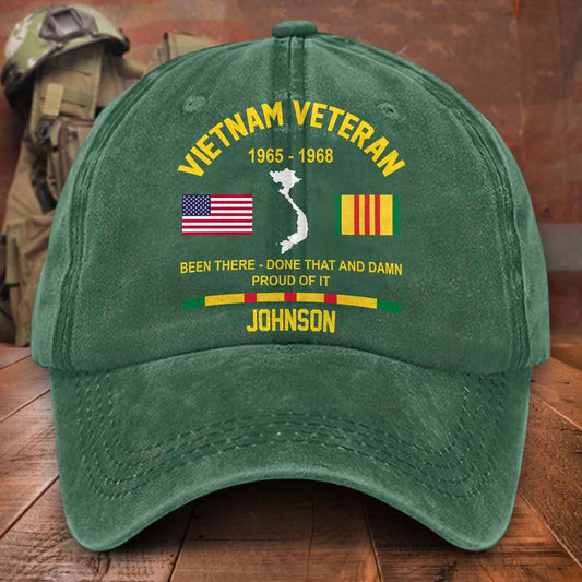 I'm A Veteran - Personalized Veteran Classic Cap
