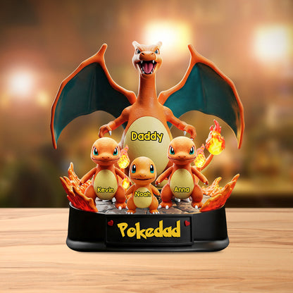 Gamer Daddy - Personalized Monster Trainer Custom Shaped Acrylic Plaque