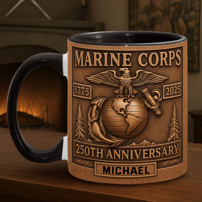 Proud Veteran - Personalized Veteran Accent Mug