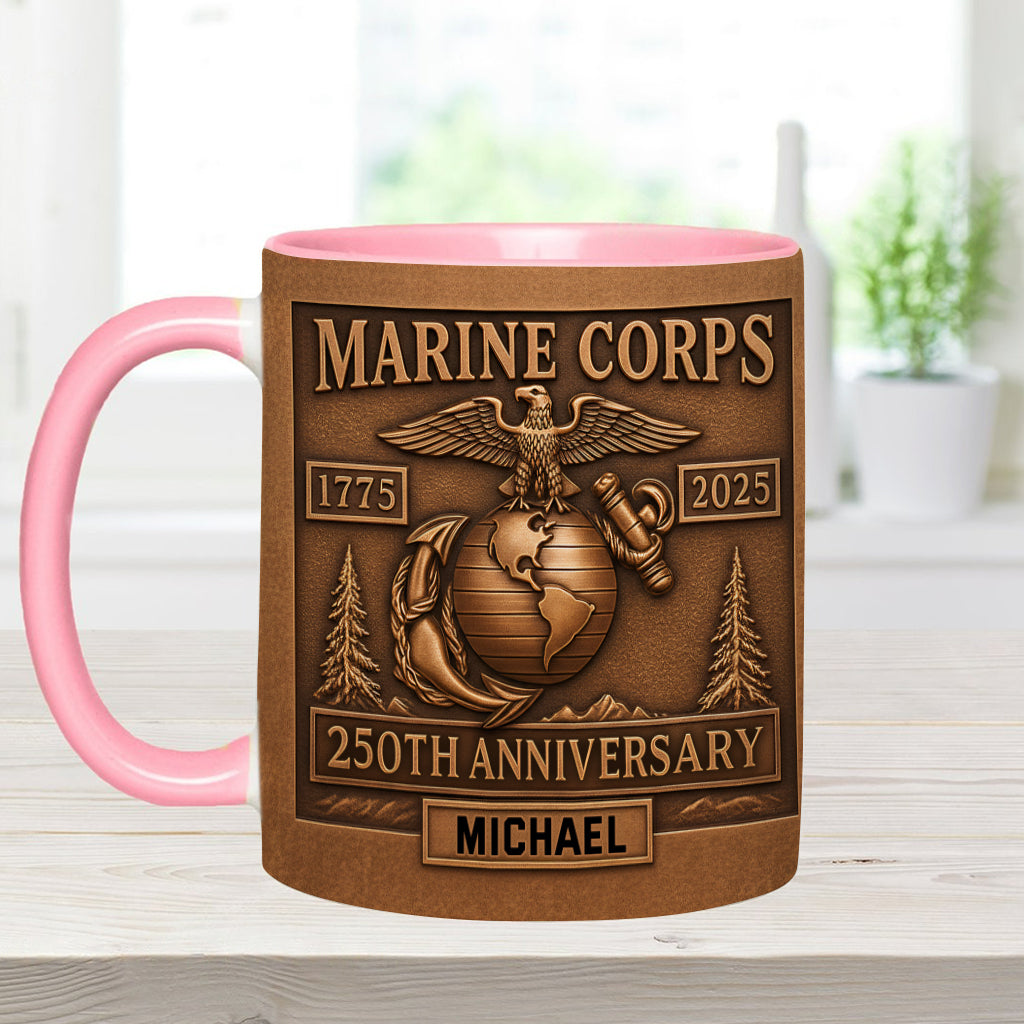 Proud Veteran - Personalized Veteran Accent Mug