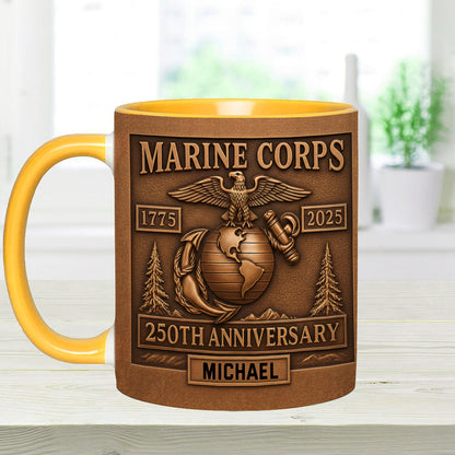 Proud Veteran - Personalized Veteran Accent Mug