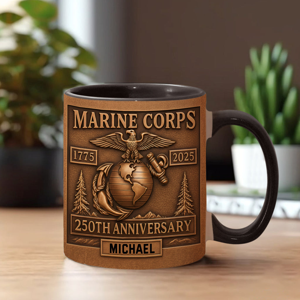 Proud Veteran - Personalized Veteran Accent Mug