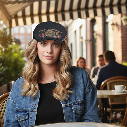 250th Anniversary Of America - Personalized Veteran Newsboy Cap