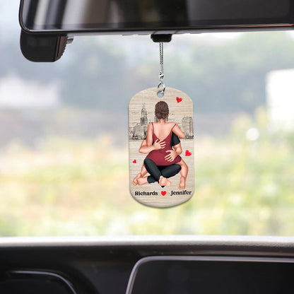 I Need You Tonight So Get Home Safe - Personalized Couple Car Ornament