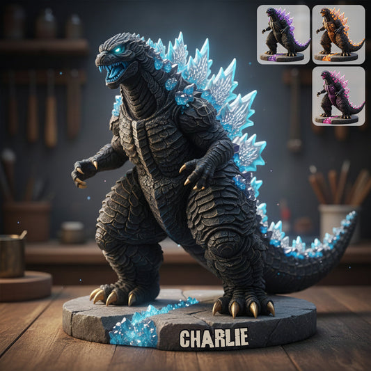 Kaiju World - Personalized Giant Monster Custom Shaped Acrylic Plaque