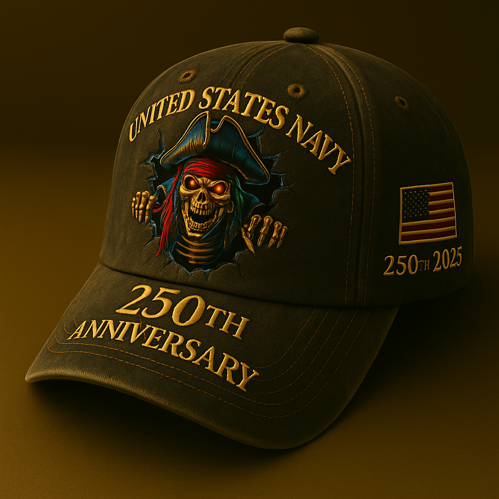 Skull Veteran - Personalized Veteran Classic Cap