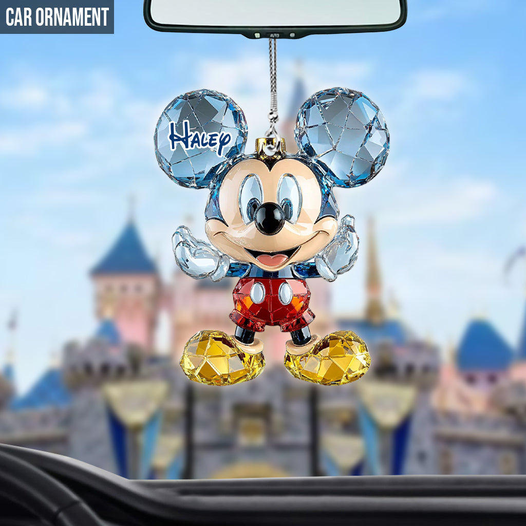 Cute Mouse Ears - Personalized Mouse Car Ornament