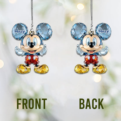 Cute Mouse Ears - Personalized Mouse Car Ornament