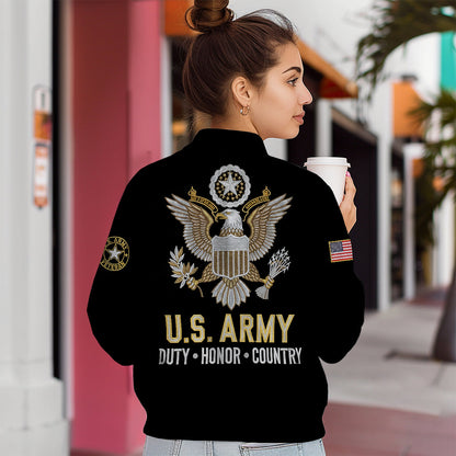 Unicque Gifts For US Veterans - Personalized Veteran Bomber Jacket