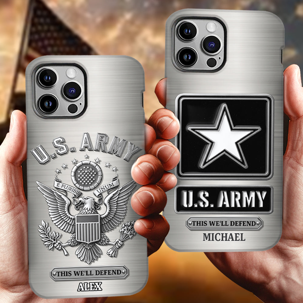 This We'll Defend - Personalized Veteran Full Print Phone Case