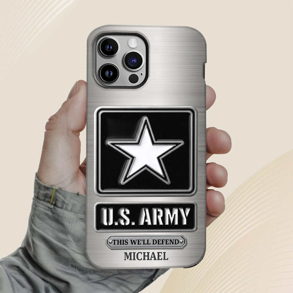 This We'll Defend - Personalized Veteran Full Print Phone Case