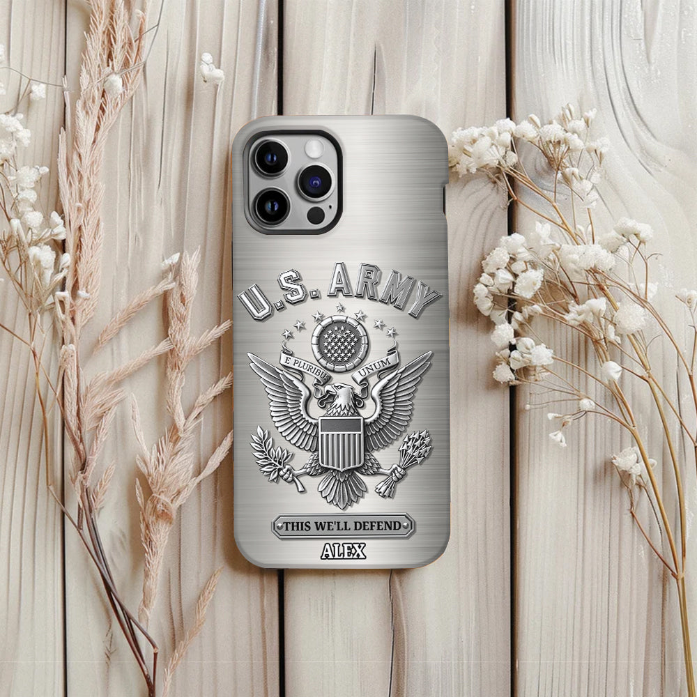 This We'll Defend - Personalized Veteran Full Print Phone Case