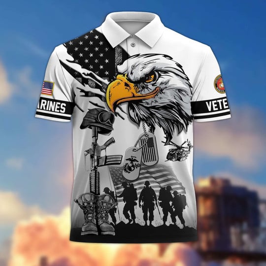 Proud Veteran - Personalized Veteran Polo Shirt