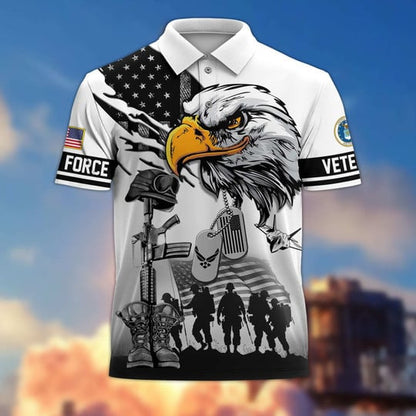 Proud Veteran - Personalized Veteran Polo Shirt