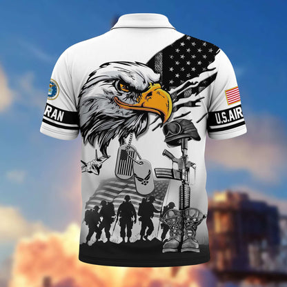 Proud Veteran - Personalized Veteran Polo Shirt