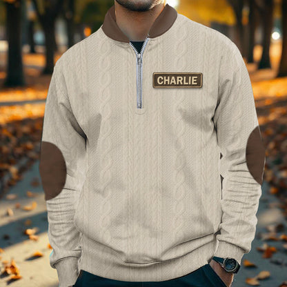 250th Anniversary Of The United States - Personalized Veteran Men Zip-Up Sweatshirt