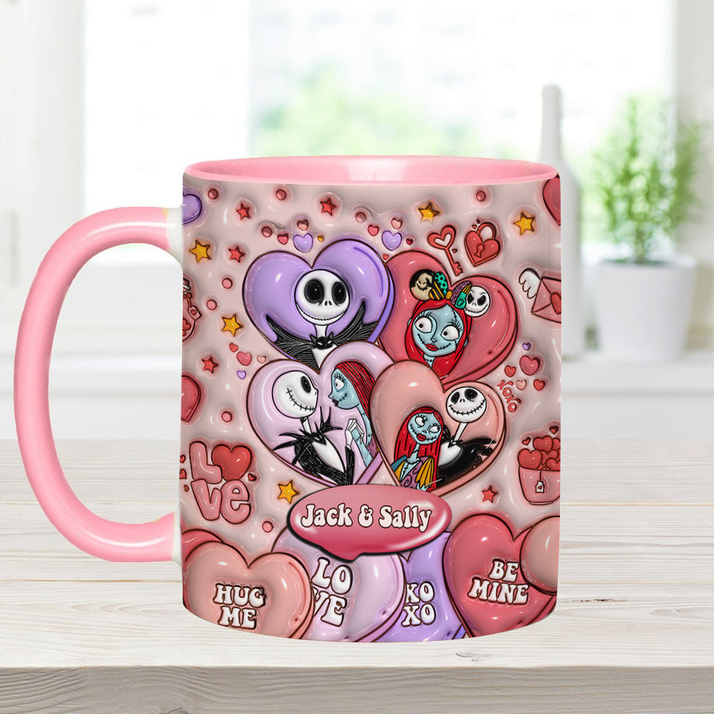 We’re Simply Meant To Be - Personalized Nightmare Accent Mug