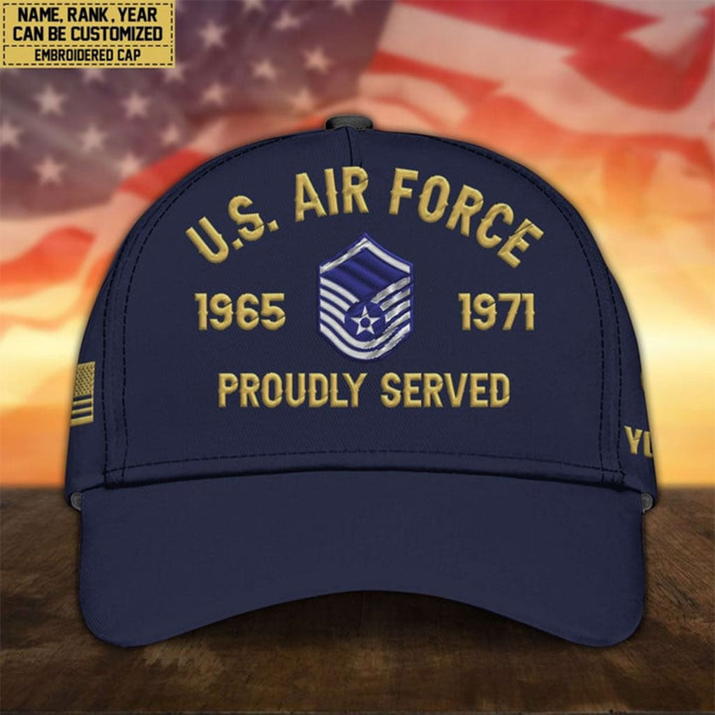 Proudly Served - Personalized Veteran Classic Cap