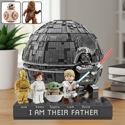 I Am Their Father - Personalized The Force Custom Shaped Acrylic Plaque