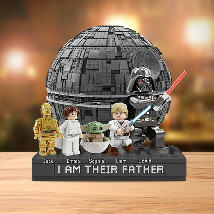 I Am Their Father - Personalized The Force Custom Shaped Acrylic Plaque