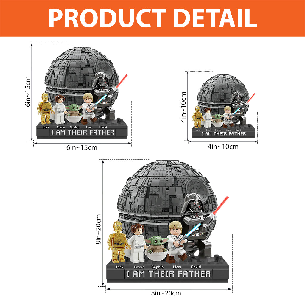 I Am Their Father - Personalized The Force Custom Shaped Acrylic Plaque