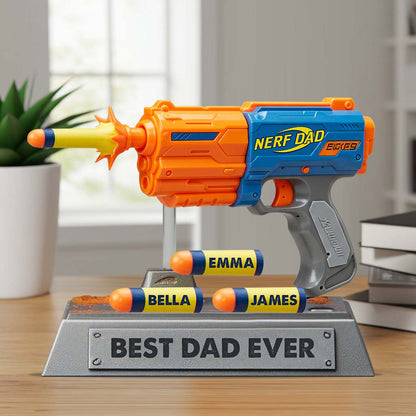 Dad’s Victory Blaster - Personalized Father Custom Shaped Acrylic Plaque