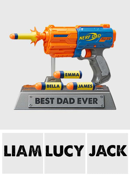 Dad’s Victory Blaster - Personalized Father Custom Shaped Acrylic Plaque