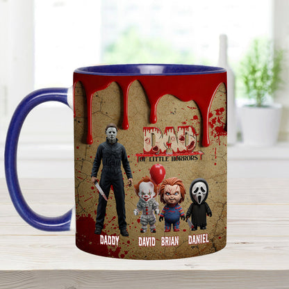 Daddy Of Little Horror - Personalized Accent Mug