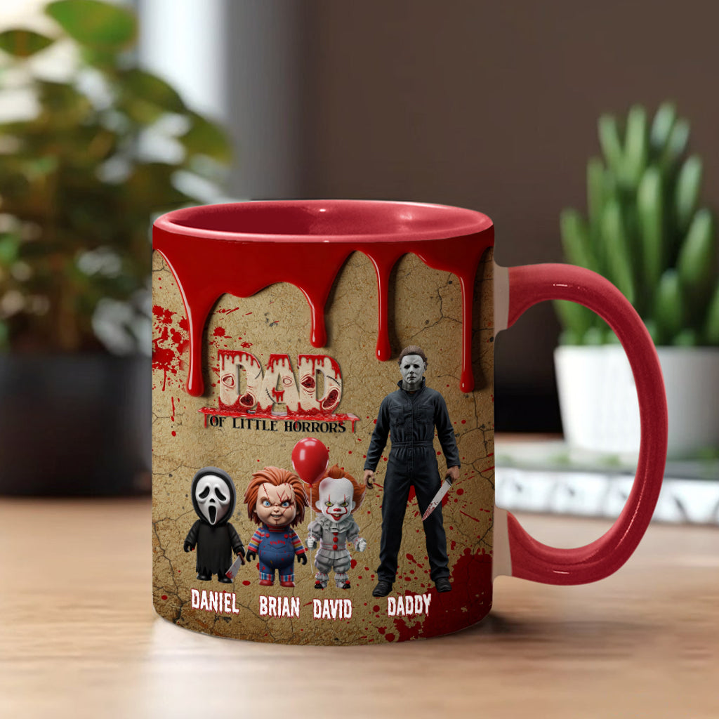 Daddy Of Little Horror - Personalized Accent Mug