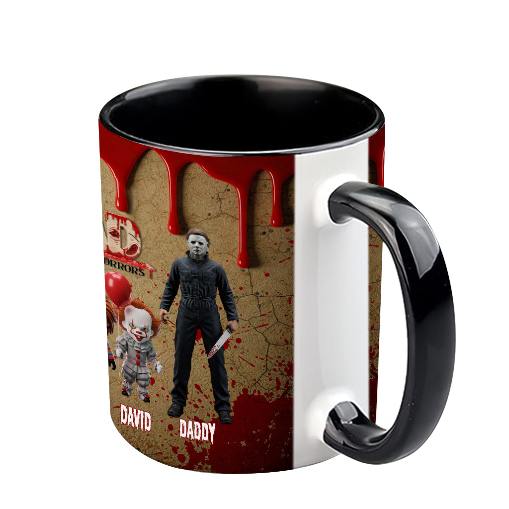 Daddy Of Little Horror - Personalized Accent Mug