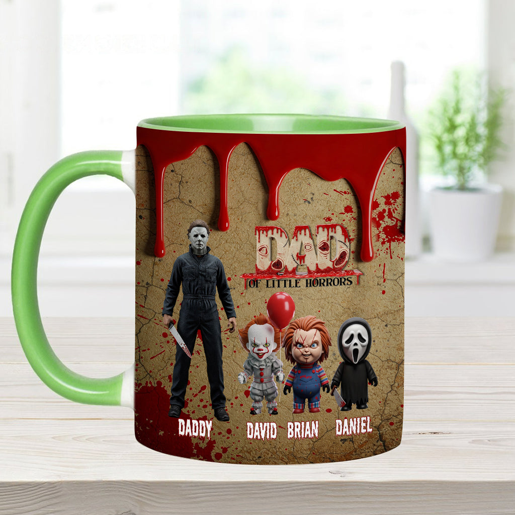 Daddy Of Little Horror - Personalized Accent Mug