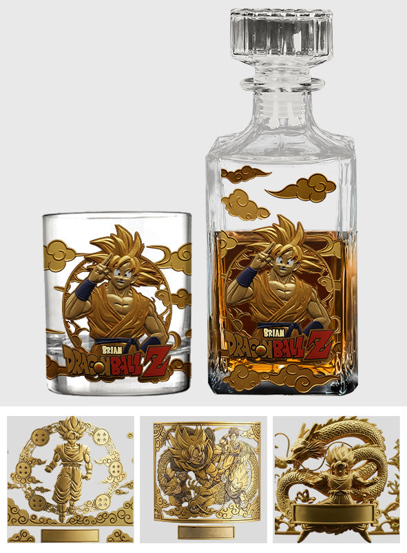 The Seven Balls - Personalized Seven Balls Whiskey Glass