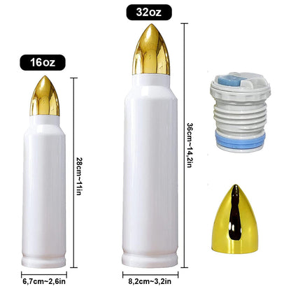 250th Aniversary - Personalized Veteran Bullet Tumbler