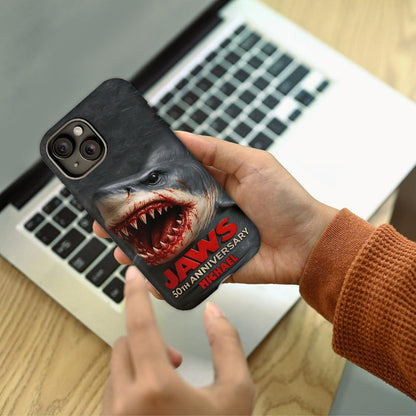 Scary Shark - Personalized Shark Full Print Phone Case