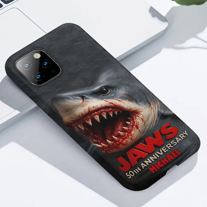 Scary Shark - Personalized Shark Full Print Phone Case
