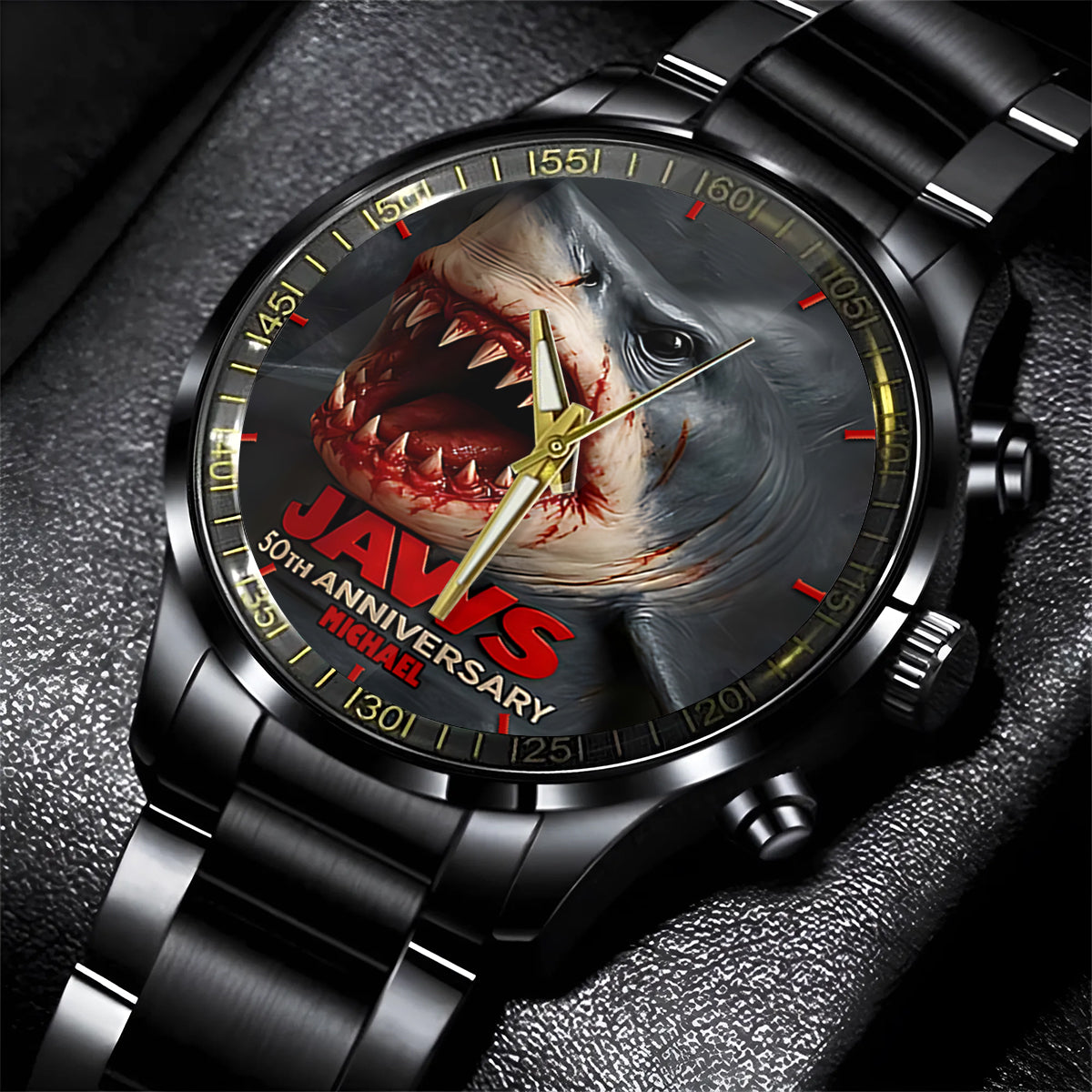 Scary Shark - Personalized Hand Watch
