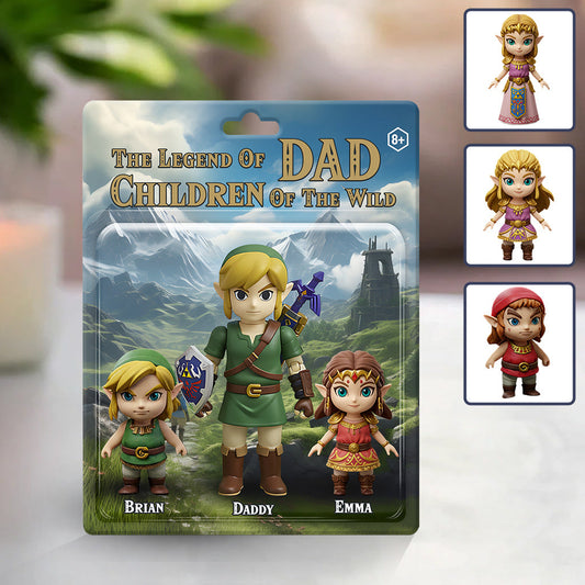 The Legend Of Dad - Personalized The Hero's Legend Custom Shaped Acrylic Plaque