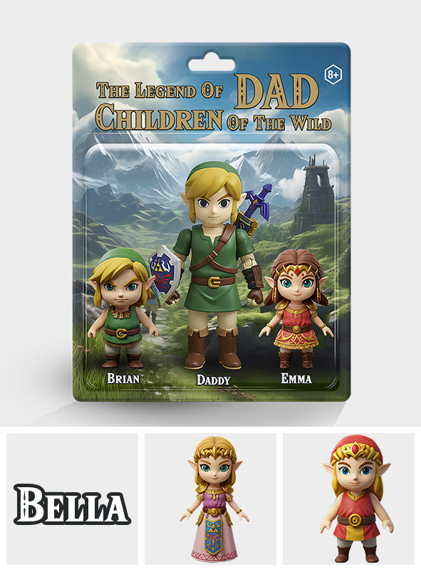 The Legend Of Dad - Personalized The Hero's Legend Custom Shaped Acrylic Plaque