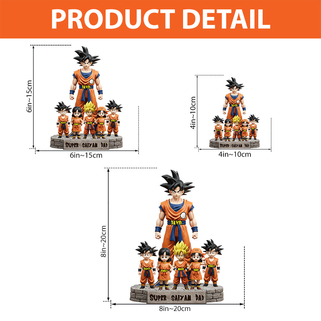 Strong Papa Christmas Gift for Dad - Personalized Seven Balls Custom Shaped Acrylic Plaque