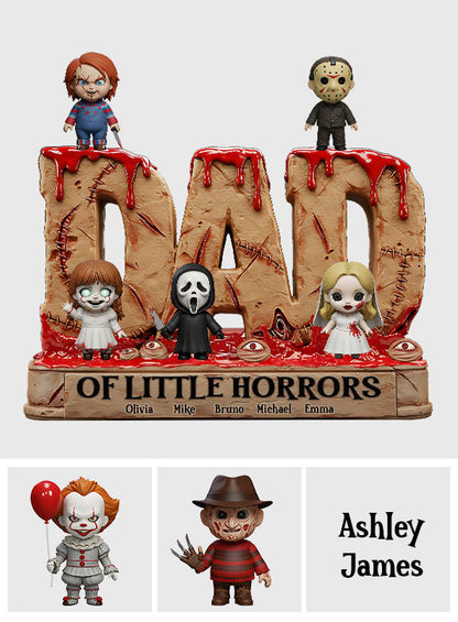 Dad of Little Horror - Personalized Father Custom Shaped Acrylic Plaque