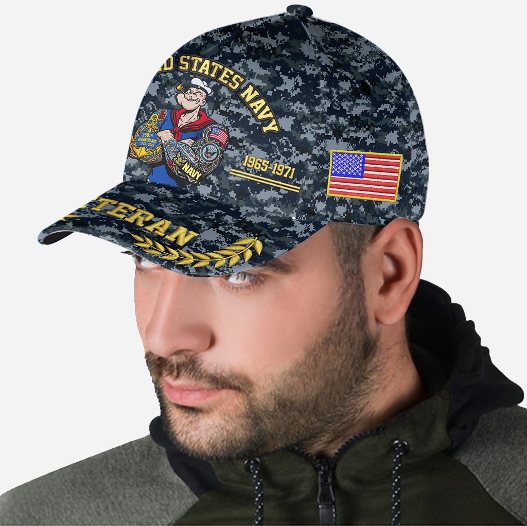 Proud Navy - Personalized Veteran Classic Cap