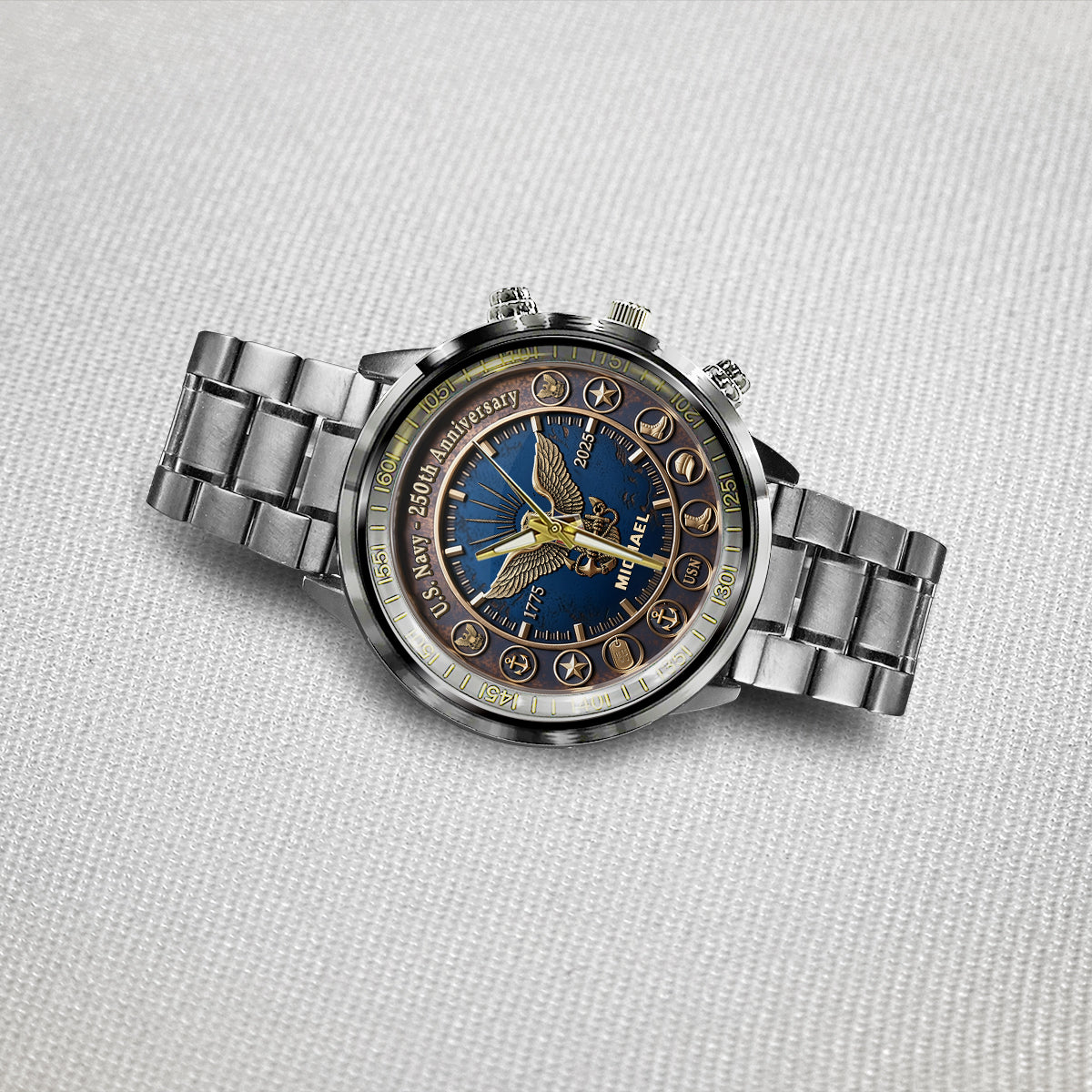 250th Anniversary - Personalized Veteran Hand Watch