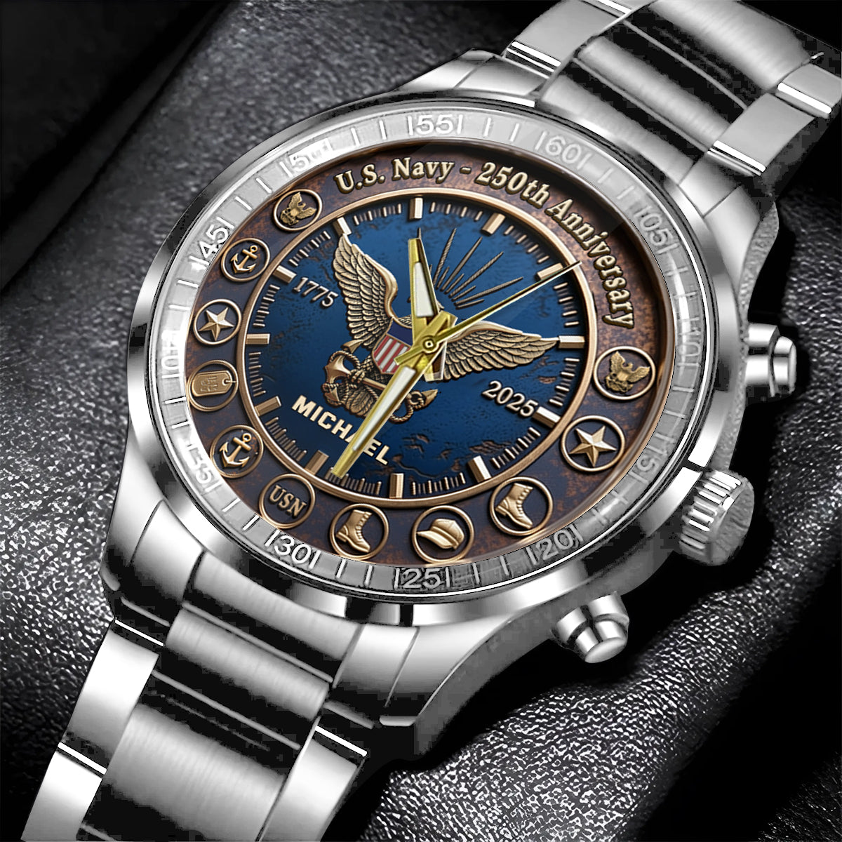 250th Anniversary - Personalized Veteran Hand Watch