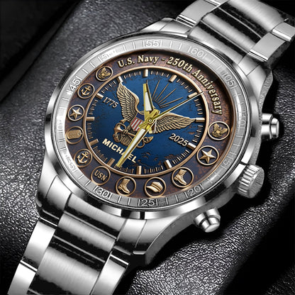 250th Anniversary - Personalized Veteran Hand Watch