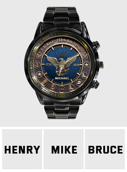 250th Anniversary - Personalized Veteran Hand Watch