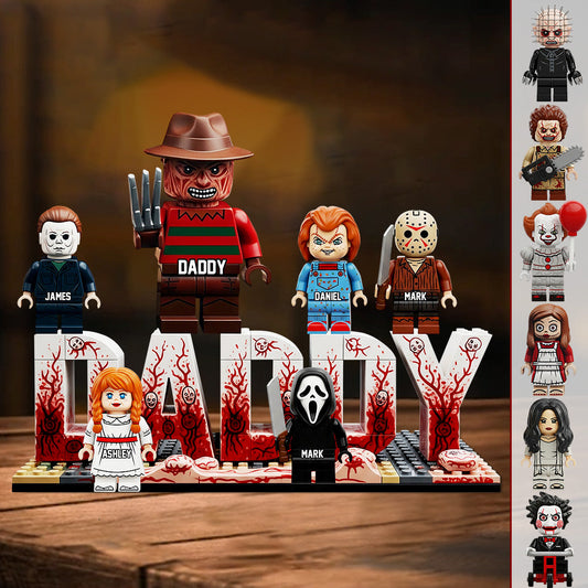 Dad Of Little Horrors - Personalized Custom Shaped Acrylic Plaque