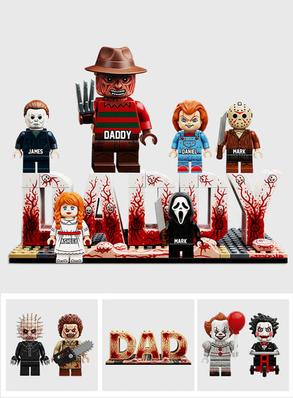 Dad Of Little Horrors - Personalized Custom Shaped Acrylic Plaque